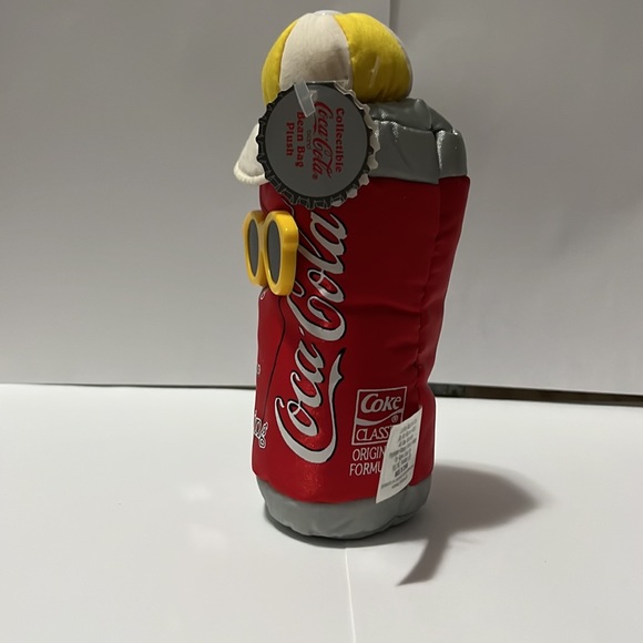 COCA COLA PLUSH BEAN BAG in MINT CONDITION with LABELS 1997 ‘ALWAYS’ SLOGAN. - Picture 2 of 5